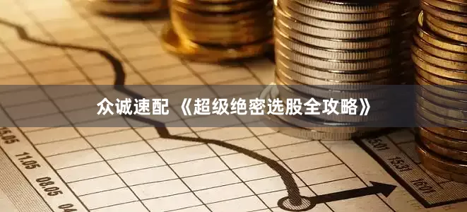 众诚速配 《超级绝密选股全攻略》